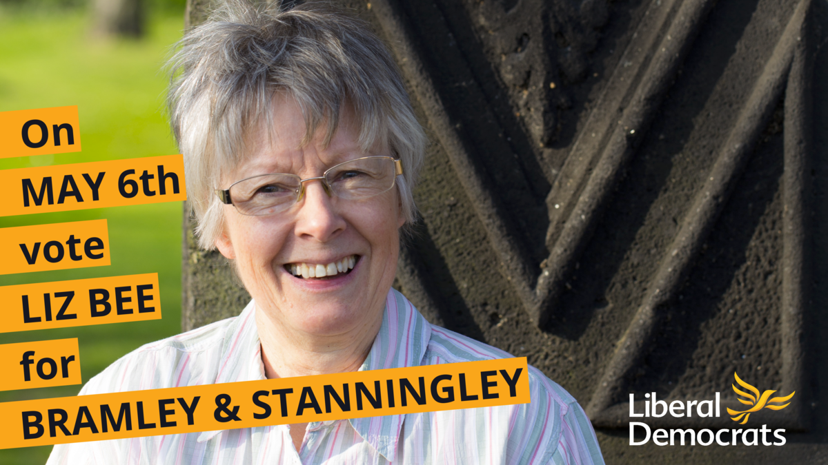 Use your postal vote for Liz Bee for Bramley & Stanningley