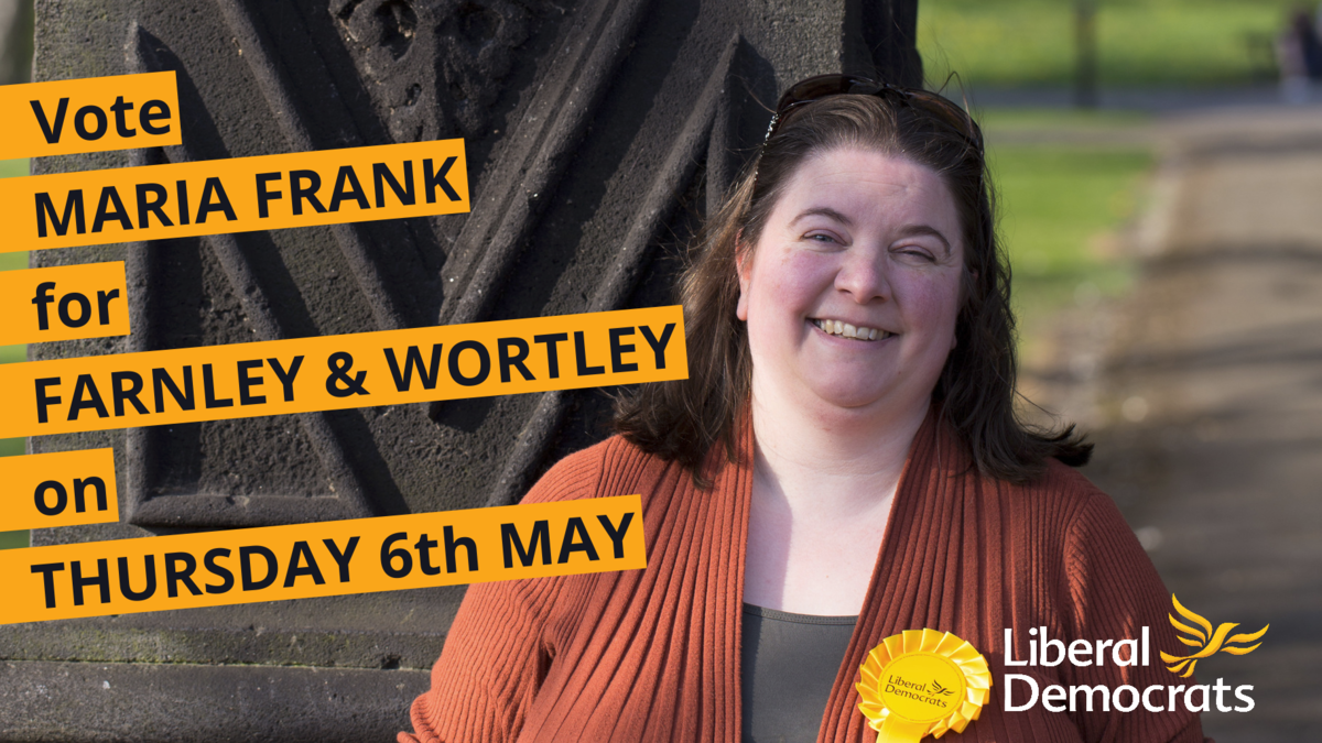 Use your vote for Maria Frank for Farnley & Wortley